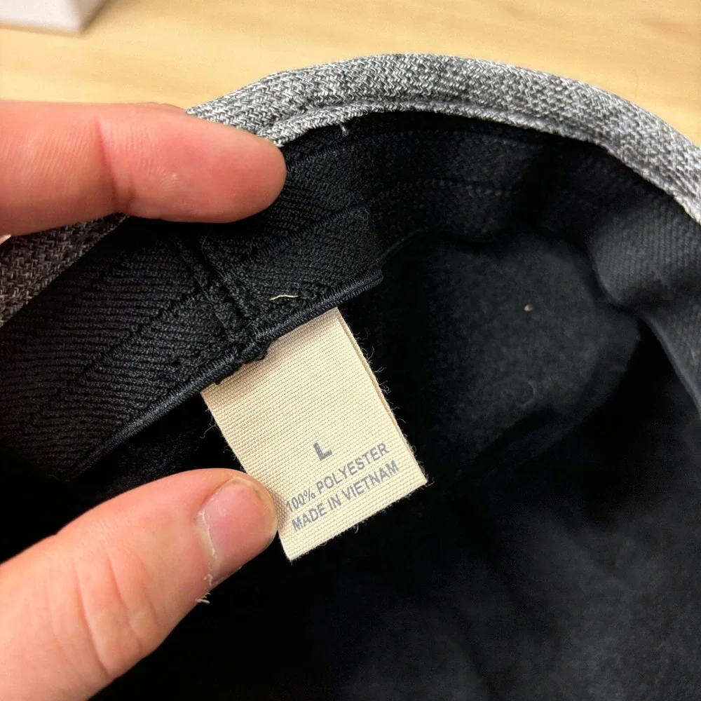 Duluth‎ Trading Hat Large Gray Travel Drivers Cap Fleece Lined Outdoors